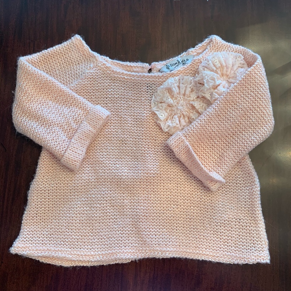 Pippa & Julie 3T Pink Sweater